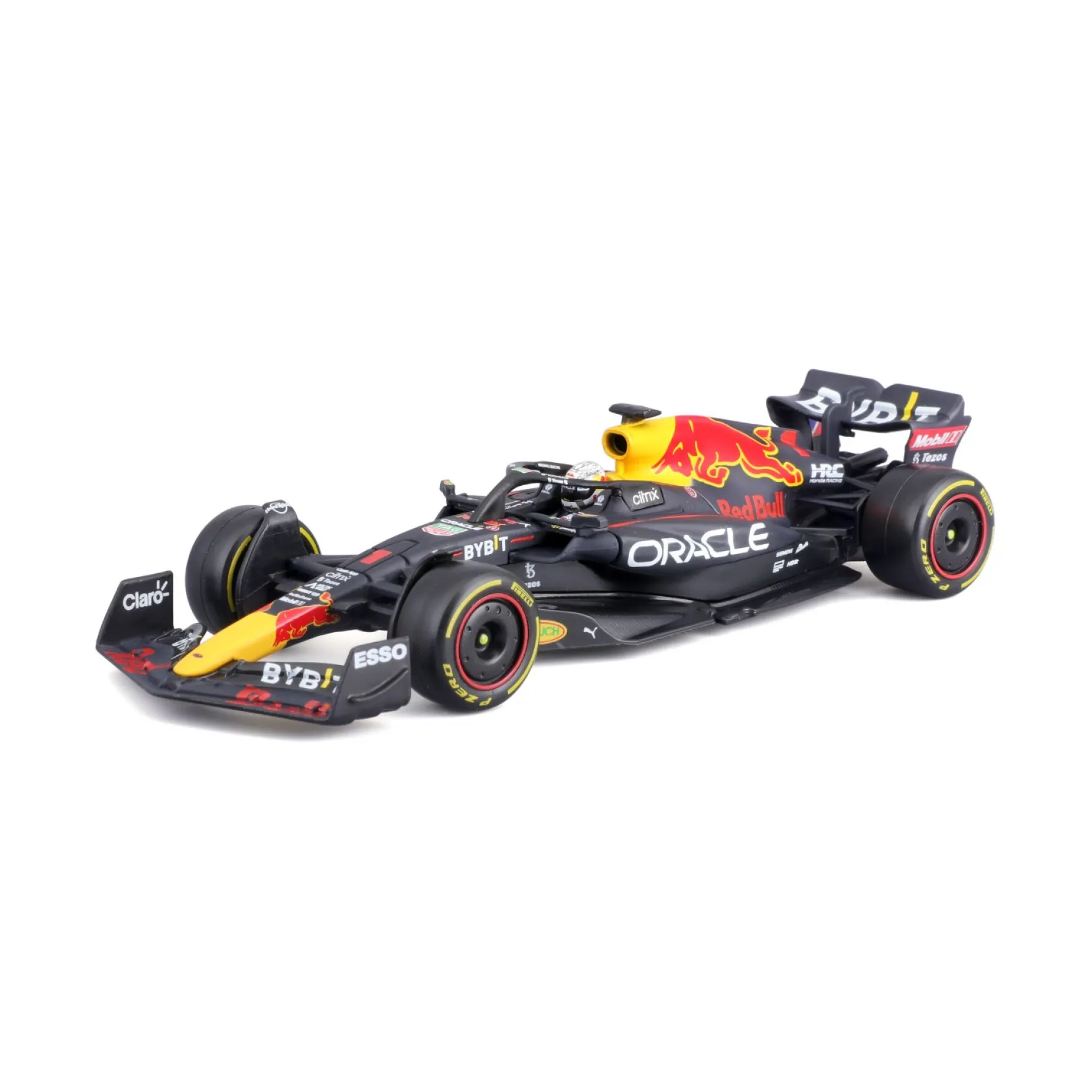 Bburago Red Bull RB18 #1 Max Verstappen 2022 Luxe Bewaarcase met Helm Schaal 1:43