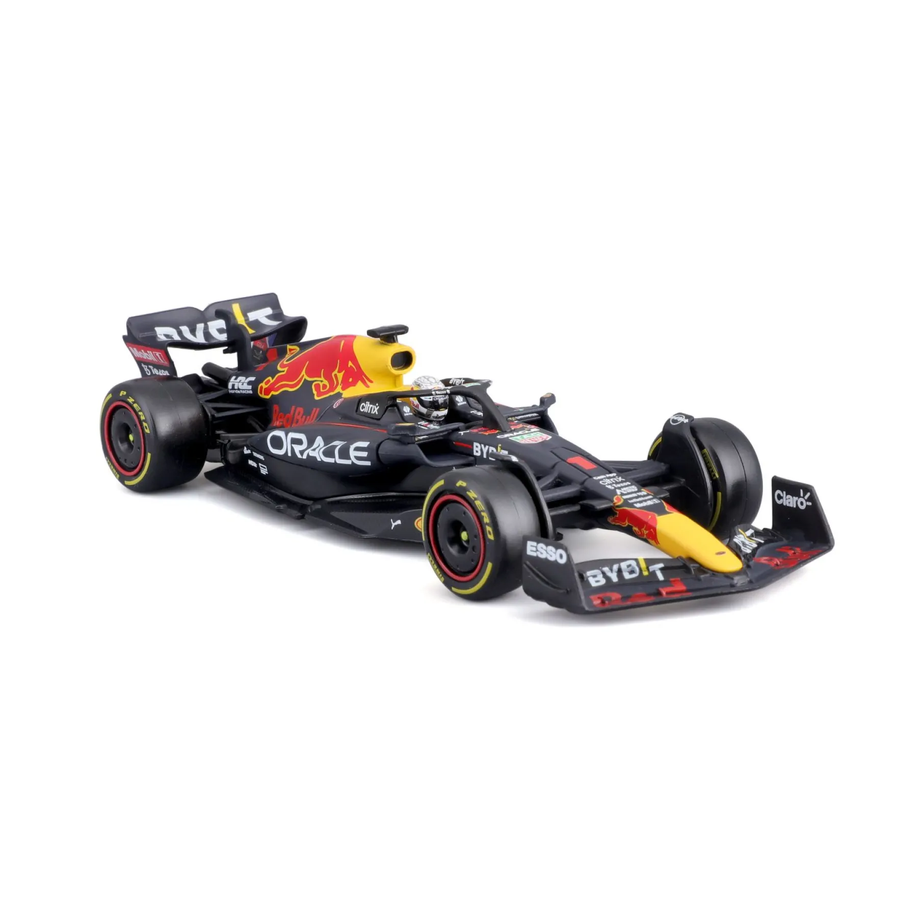 Bburago Red Bull RB18 #1 Max Verstappen 2022 Luxe Bewaarcase met Helm Schaal 1:43