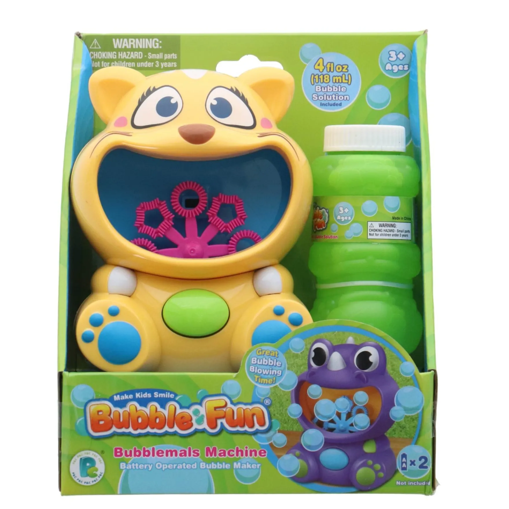 Bellenblaasmachine dier electronisch 3 assorti