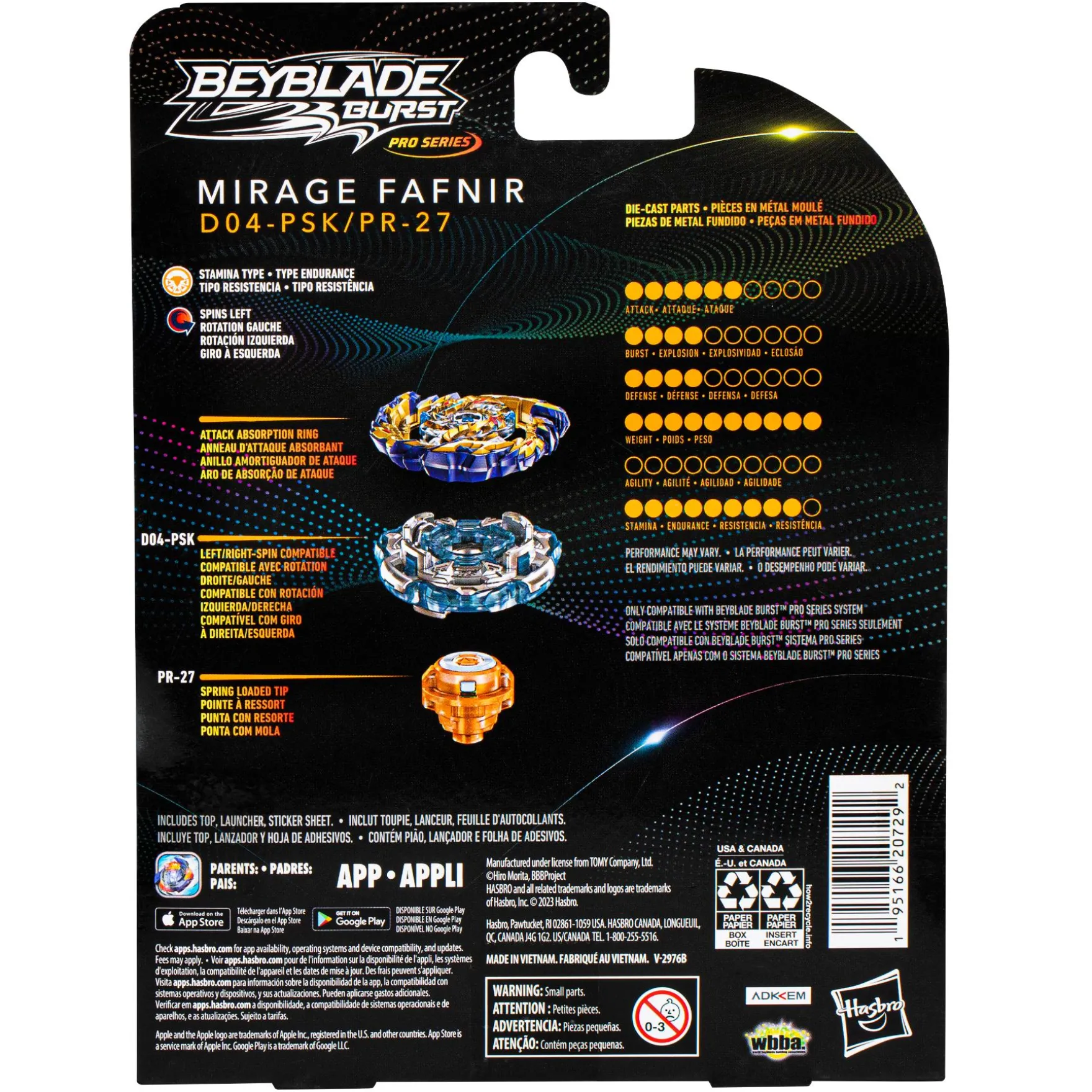 Beyblade Burst Pro Series Mirage Fafnir