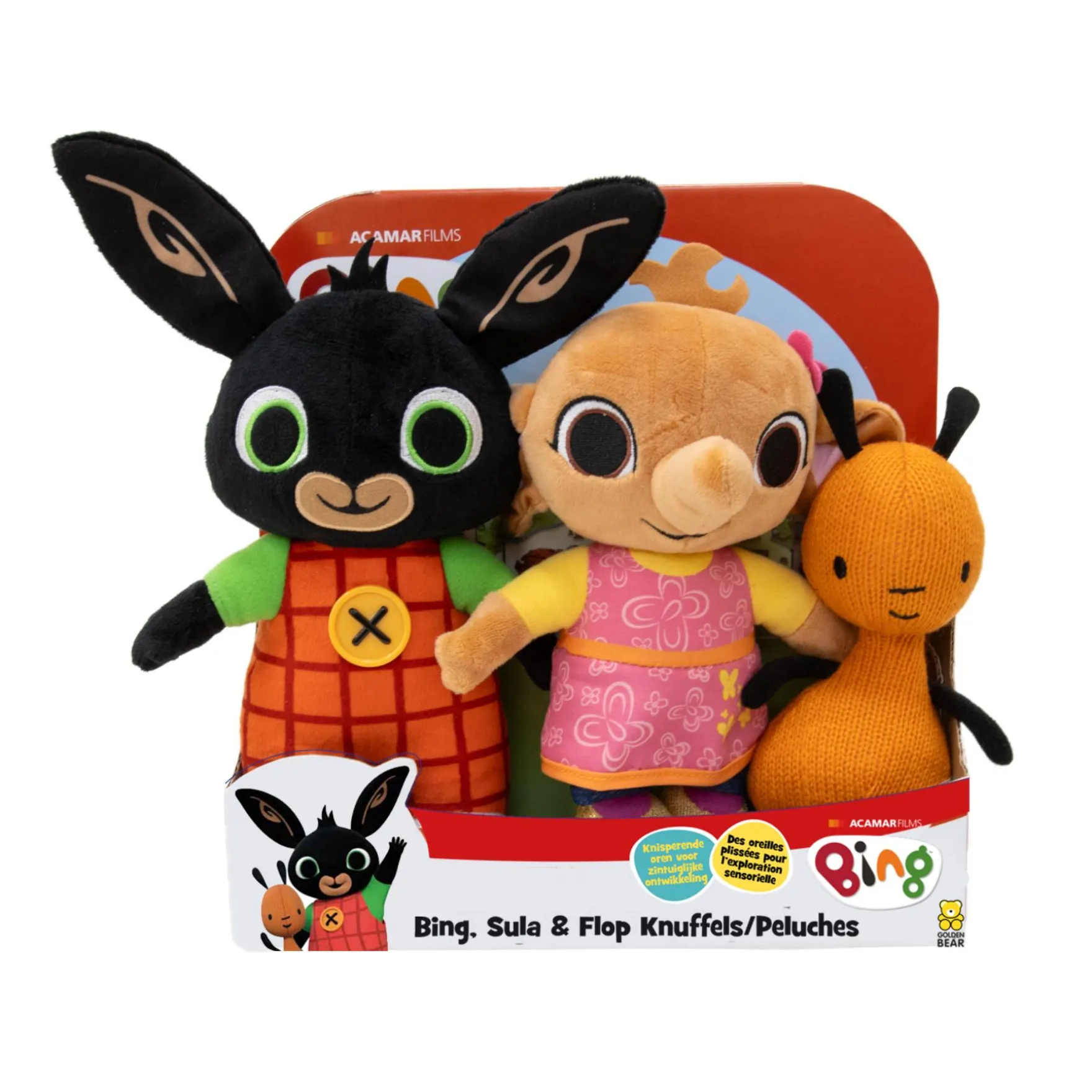 Bing, Flop en Sula pluche 3 pak