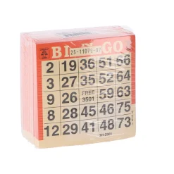 Bingokaarten 500 Stuks