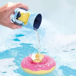 Bluey bad spatteren en drijven