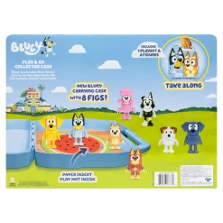 Bluey opbergkoffer met 8 figuren