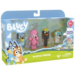 Bluey vrienden figurenset 4 pack