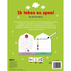 Boek Kleurboek Ik Teken En Speel Op De  Boerderij