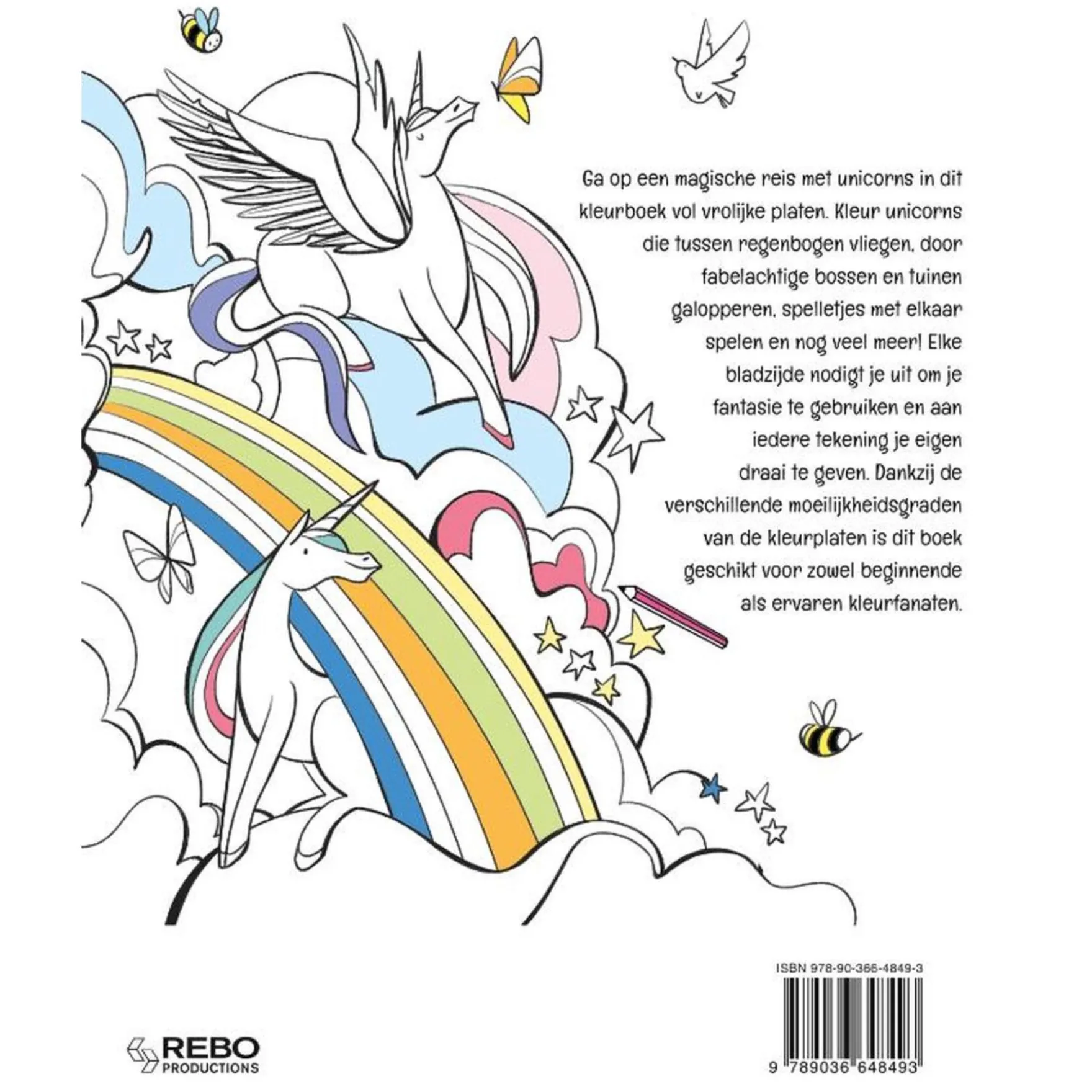 Boek Kleurenboek Unicorns