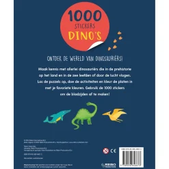 Boek Stickerboek 1000 Stickers Dino's