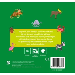 Boek Stickerboek Wilde Dieren