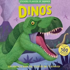 Boek Stickeren Op Nummer Dino's