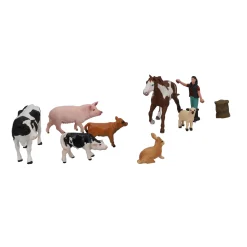 Boerderij speelset 10delig