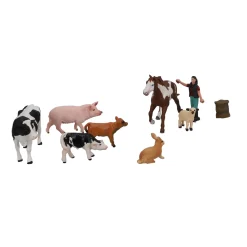 Boerderij speelset 10delig