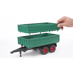 Bruder Aanhanger Dubbelwiels Welger