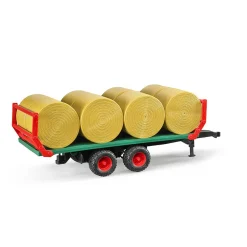 Bruder Aanhanger Met Hooibalen