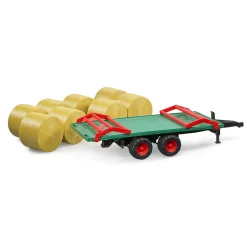 Bruder Aanhanger Met Hooibalen