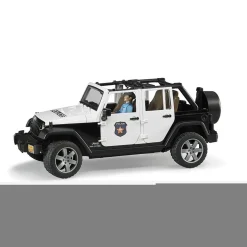 Bruder Auto Jeep Politie Wrangler Rubicon  Unlimited Licht En Geluid