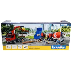 Bruder Auto Vrachtwagen MB Arocs Halfpipe Dumper