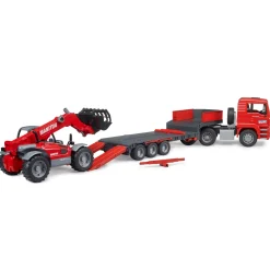 Bruder Dieplader MAN Met Telescooplader