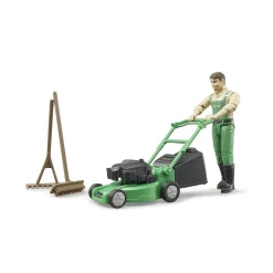 Bruder Figuur Tuinman Met Grasmaaier