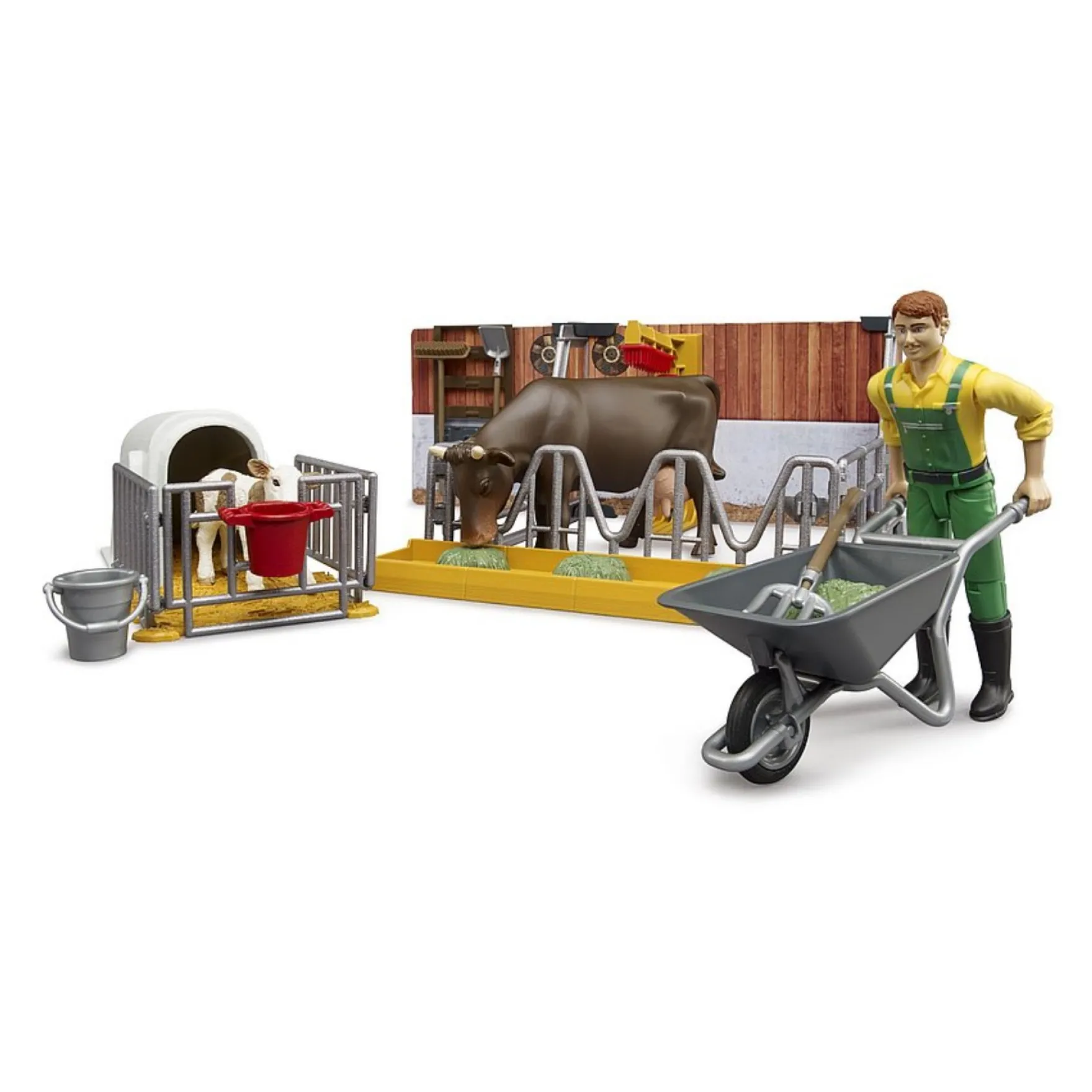 Bruder Koeienstal Met Figuur