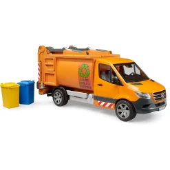 Bruder Mercedes Sprinter vuilniswagen met 2 containers