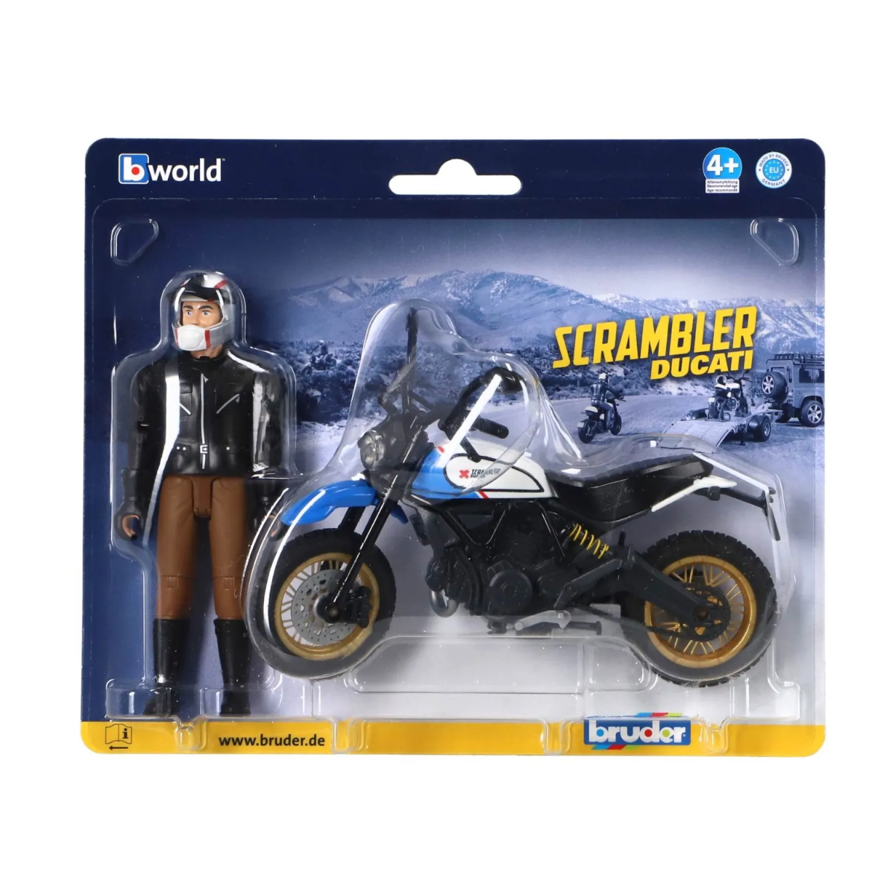 Bruder Motor Ducati Desert Met Bestuurder