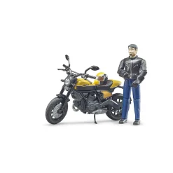Bruder Motor Ducati Scrambler Met Bestuurder