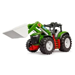 Bruder Roadmax tractor met frontlader en kiepkar