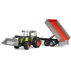 Bruder Tractor Claas Nectis 267 F Met Aanhanger