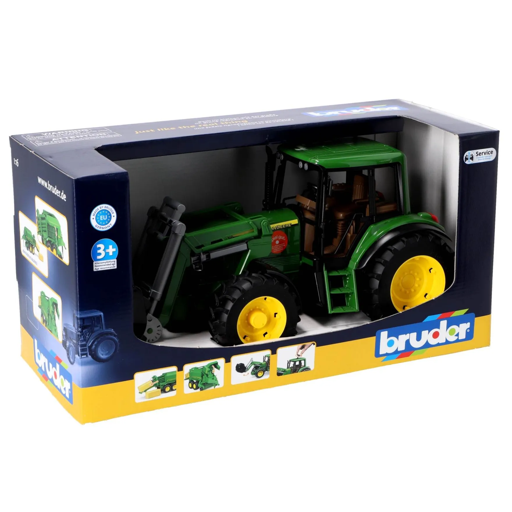 Bruder Tractor John Deere 6920 Met Frontlader