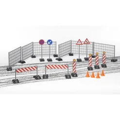 Bruder Wegenbouwset Accessoires