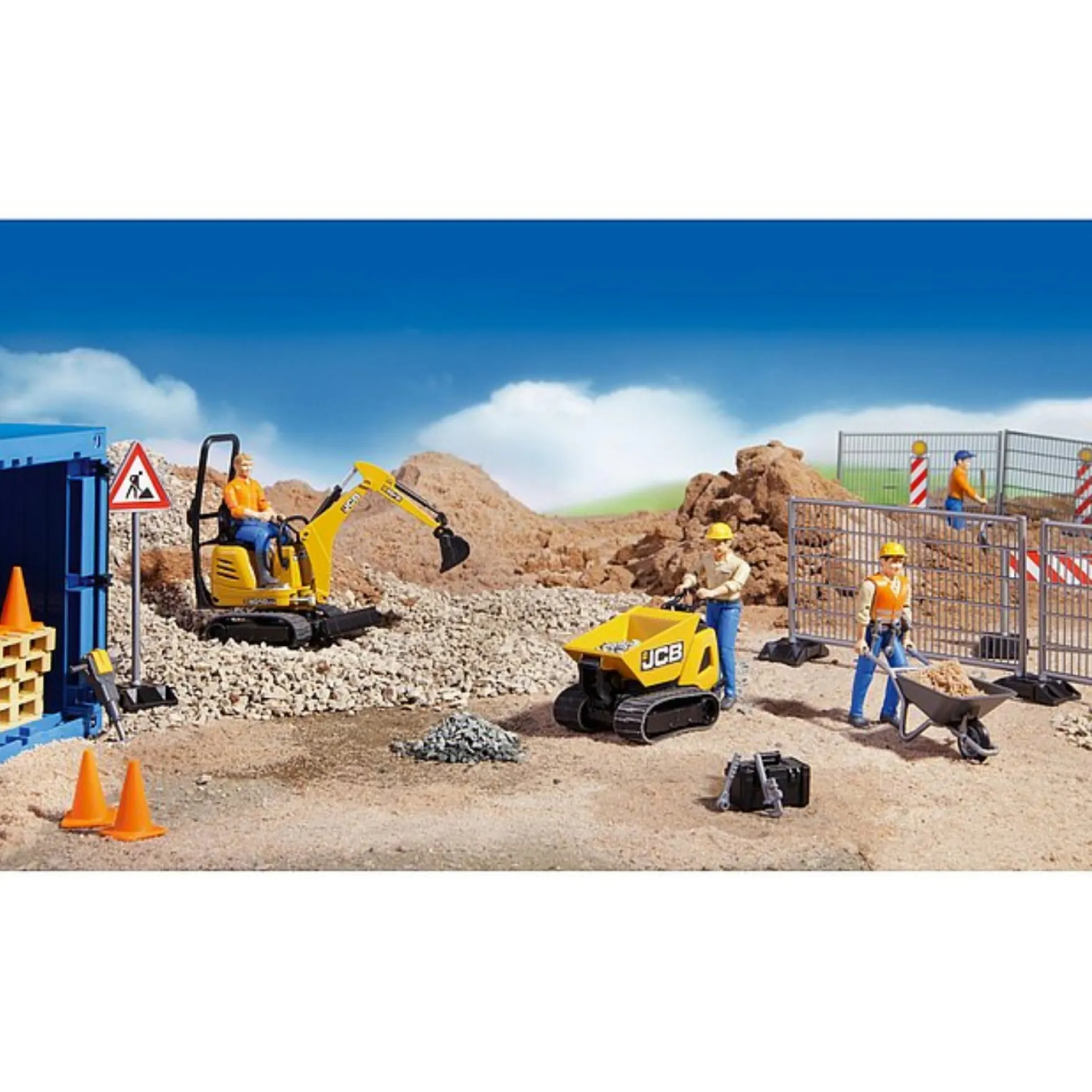 Bruder Wegenbouwset Accessoires