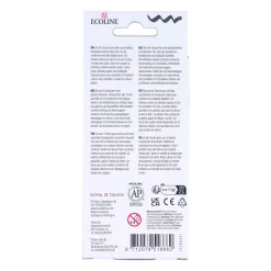 Bruynzeel brush pen set ecoline pastel 5 stuks