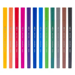 Bruynzeel Creatives fineliner en brushpen in 1 12 kleuren