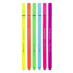 Bruynzeel Fineliner Set 6 Kleuren Neon