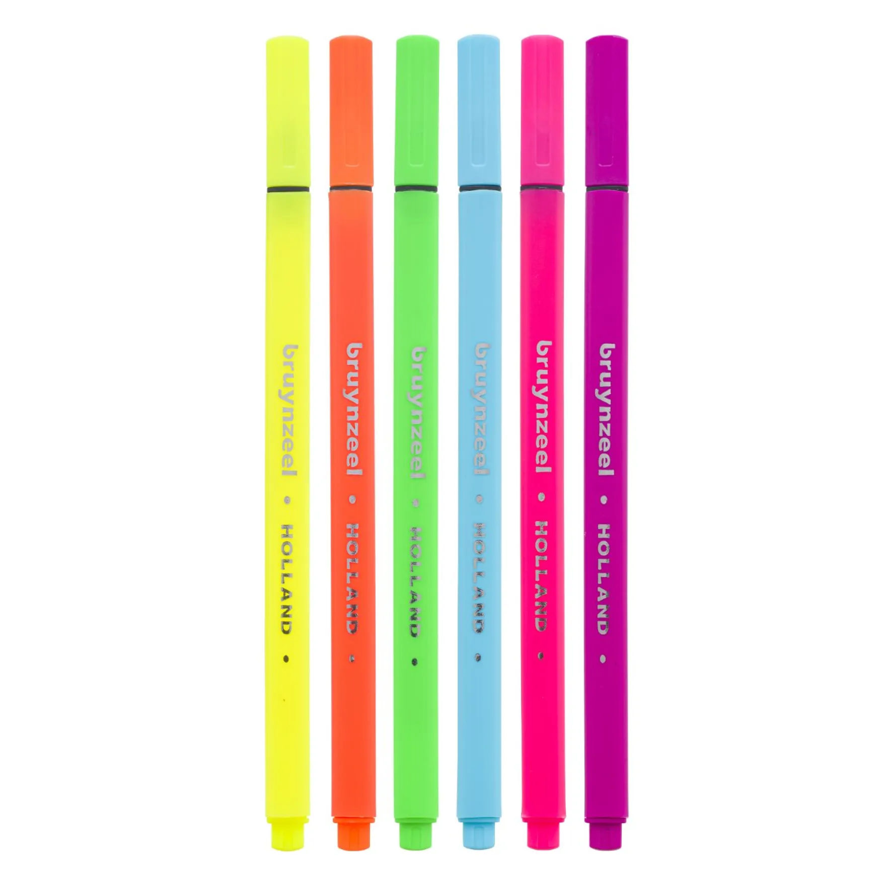 Bruynzeel Fineliner Set 6 Kleuren Neon