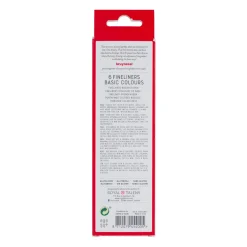 Bruynzeel Fineliner Set 6 Kleuren Basic