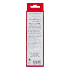 Bruynzeel Fineliner Set 6 Kleuren Pastel