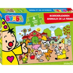 Bumba Puzzel 4 St Boerderijdieren