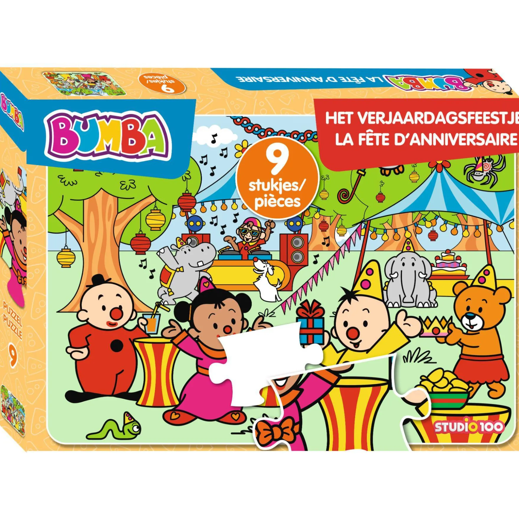 Bumba Puzzel 9 Stuks Het Verjaardagsfeestje