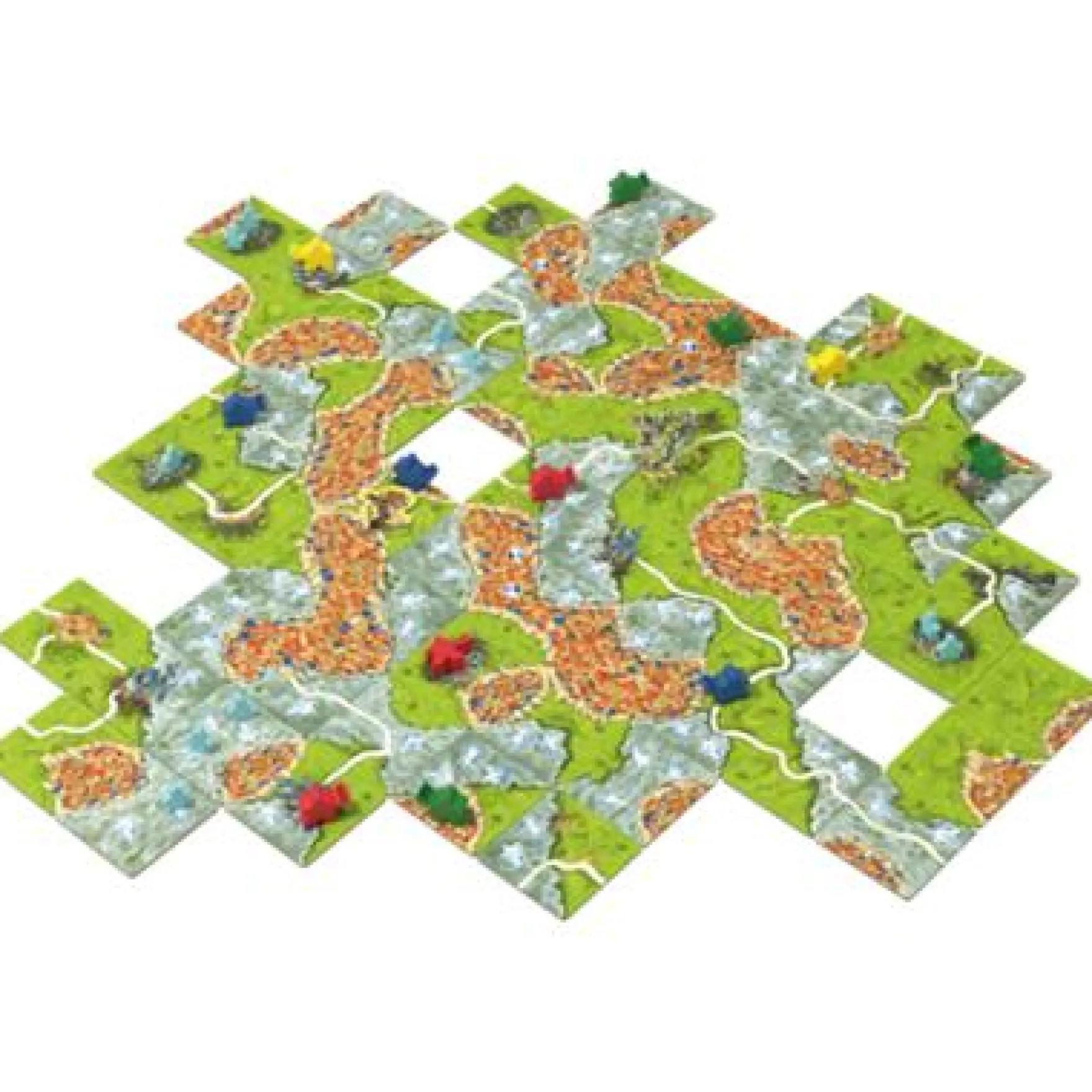 Carcassonne: De Mist - Bordspel