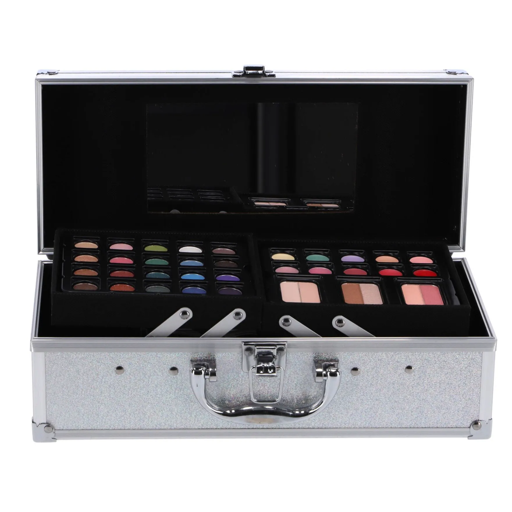 Casuelle Cosmetica Koffer Rechthoekig Zilver