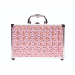 Casuelle Make-Up Koffer Holografisch Roze