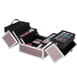 Casuelle Make-Up Koffer Oud Roze Multiglitter