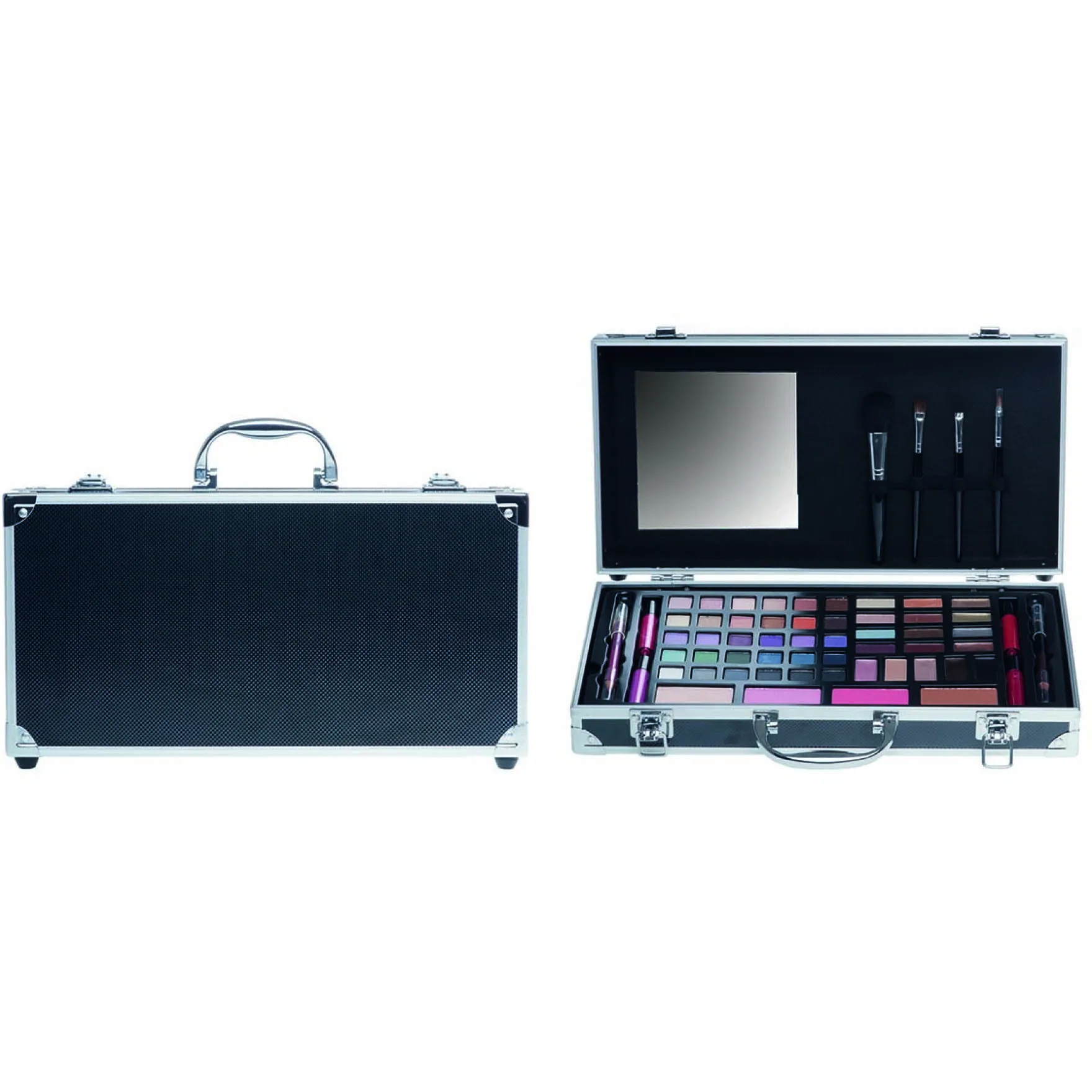 Casuelle Make-up Koffer Zwart Breed