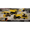 Cat dump truck met wiel lader