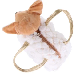Chihuahua pluche in handtas 2 assorti