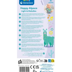 Clementoni baby alpaca ratel schud en speel