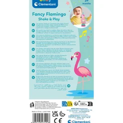 Clementoni baby flamingo ratel schud en speel