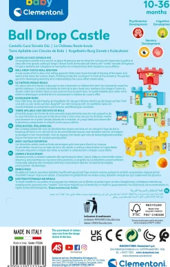 Clementoni baby speelkasteel rollende bal